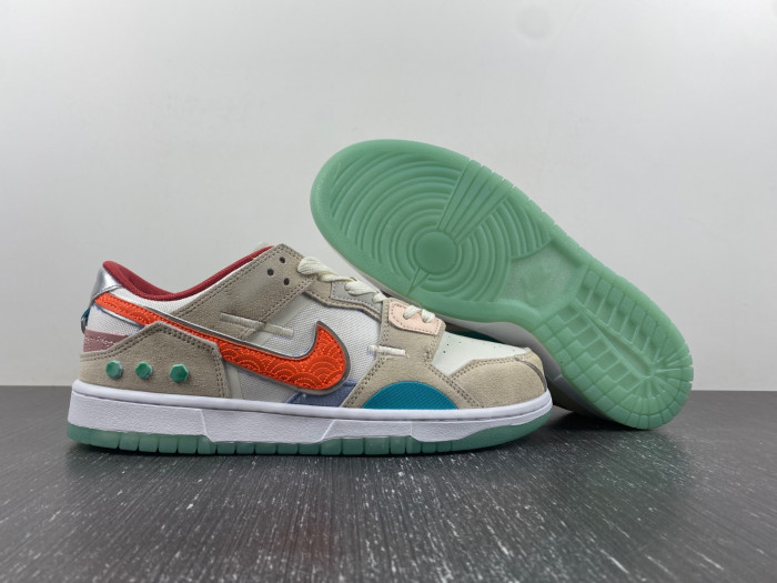 Nike Dunk Low Scrap Rush Orange DQ4975-181