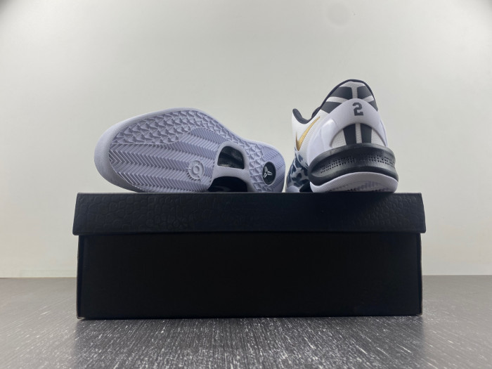 Nike Kobe 8 Protro White Metallic Gold FV6325 100