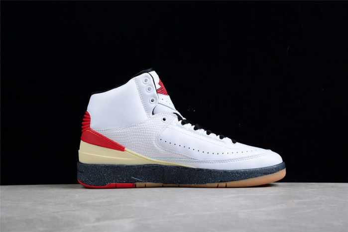 OFW x Air Jordan 2 Low SP White Black DJ4375-101