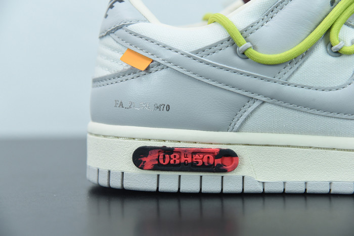OFW x Nike SB Dunk Low “08 of 50” OW DM1602-106