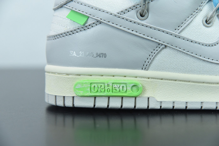 OFW x Nike SB Dunk Low “02 of 50” OW DM1602-115