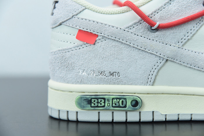 OFW x Nike SB Dunk Low “33 of 50” OW DJ0950-118