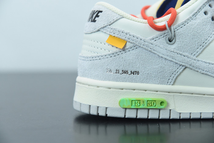 OFW x Nike SB Dunk Low “13 of 50” OW DJ0950-110