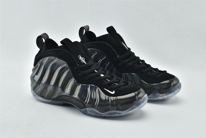 nike air foamposite one reflective Ch*0me hologram silver 314996-900