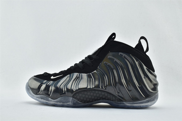 nike air foamposite one reflective Ch*0me hologram silver 314996-900