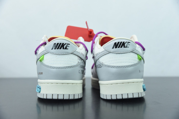 OFW x Nike SB Dunk Low “45 of 50” OW DM1602-101
