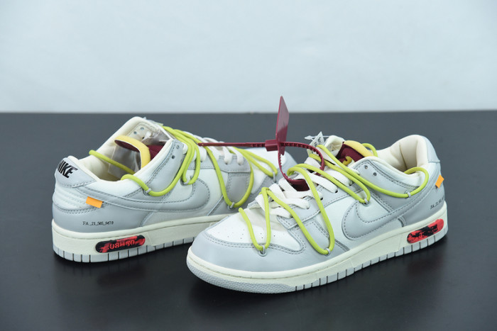 OFW x Nike SB Dunk Low “08 of 50” OW DM1602-106