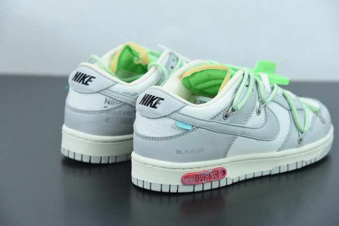 OFW x Nike SB Dunk Low “07 of 50” OW DM1602-108