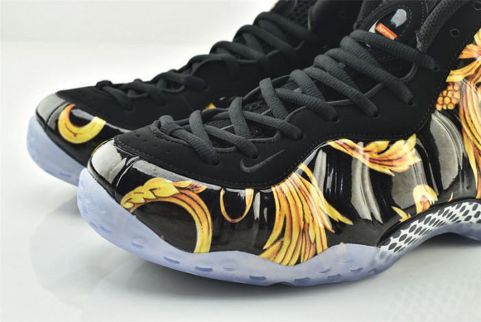 nike air foamposite 1 one S*p*e sp black metallic gold 652792-001