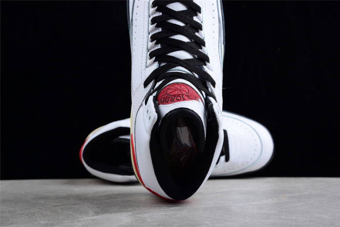 OFW x Air Jordan 2 Low SP White Black DJ4375-101
